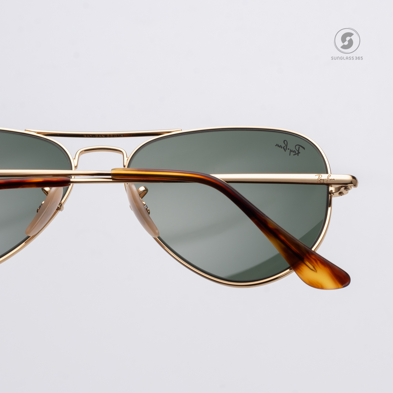 Ray Ban Aviator RB3689 914731 Crystal Green