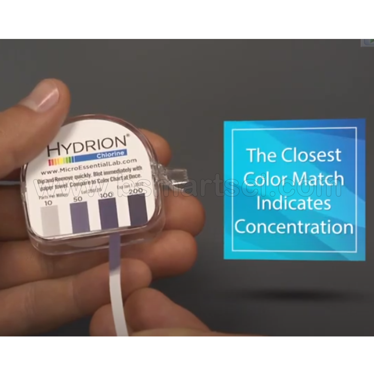 กระดาษวัดค่าคลอรีน แบบม้วน 10-200 ppm (CM-240)