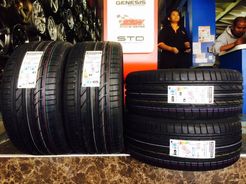 BRIDGESTONE POTENZA S001 RUNFLAT 255/35-19 ราคาถูก