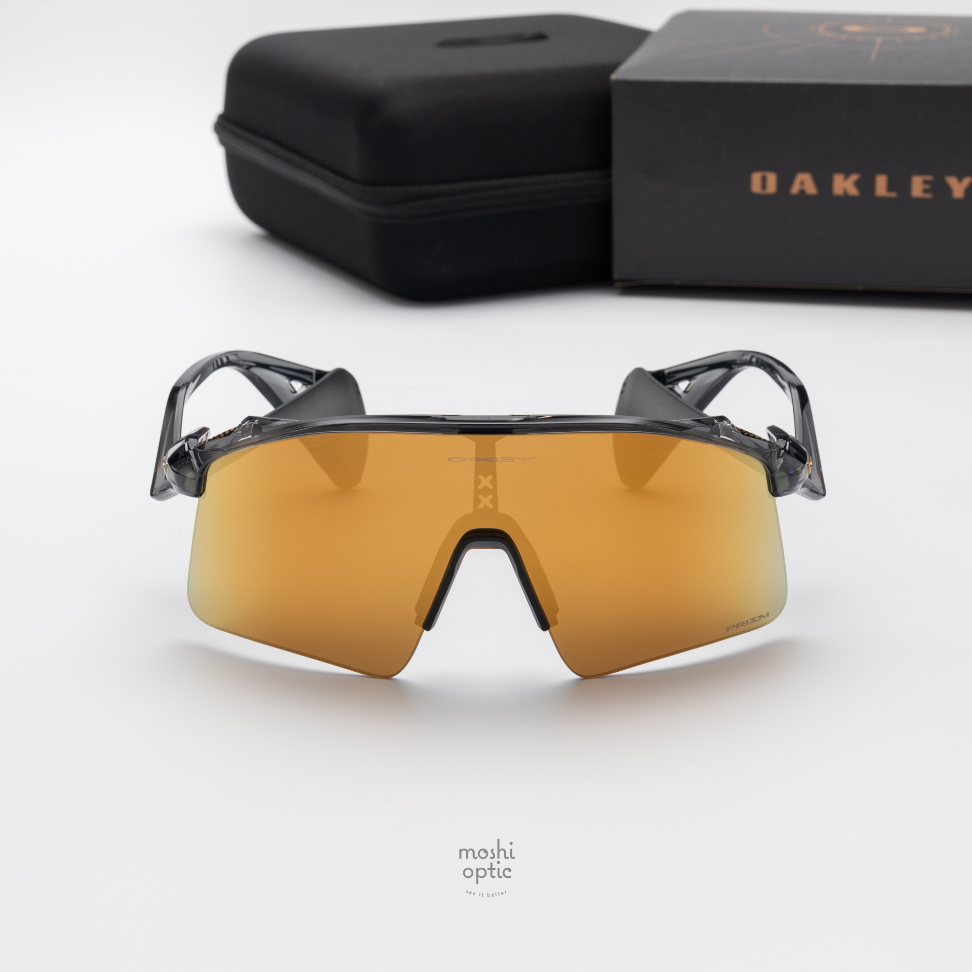 OAKLEY STUNT WING OO9519-02 Grey Smoke Prizm 24K