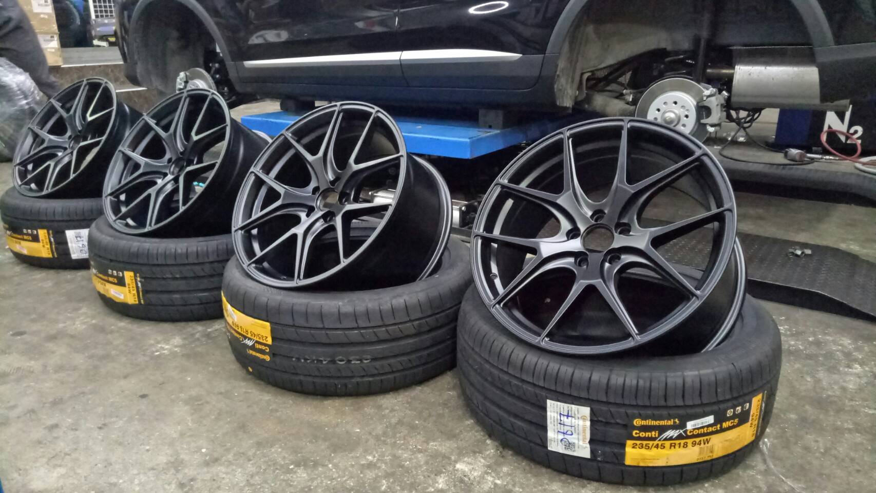 ล้อใหม่ HRE P101 MODEL ZX062 ขอบ18 5รู100