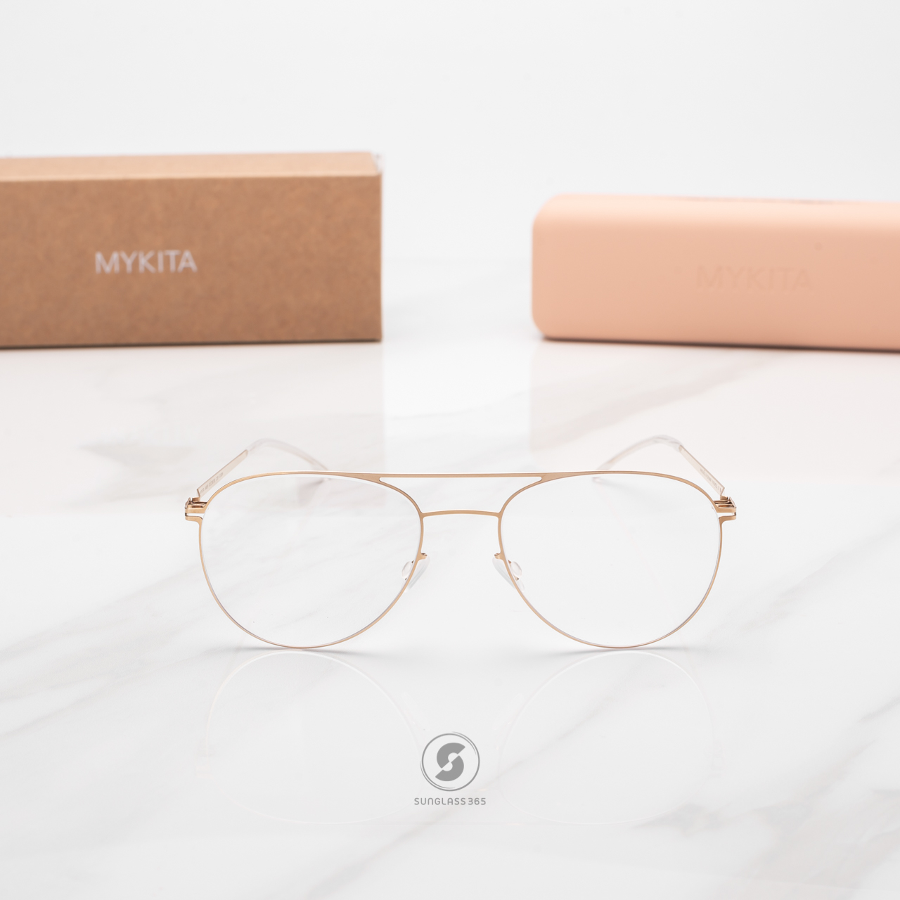 แว่นสายตา MYKITA NIKEN 291 Champagne Gold