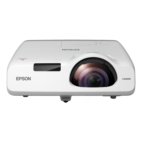 Epson EB-530 | โปรเจคเตอร์ระยะฉายสั้น XGA ความสว่าง 3,200 ANSI Lumens | เหมาะสำหรับห้องเรียนและห้องประชุมขนาดเล็ก