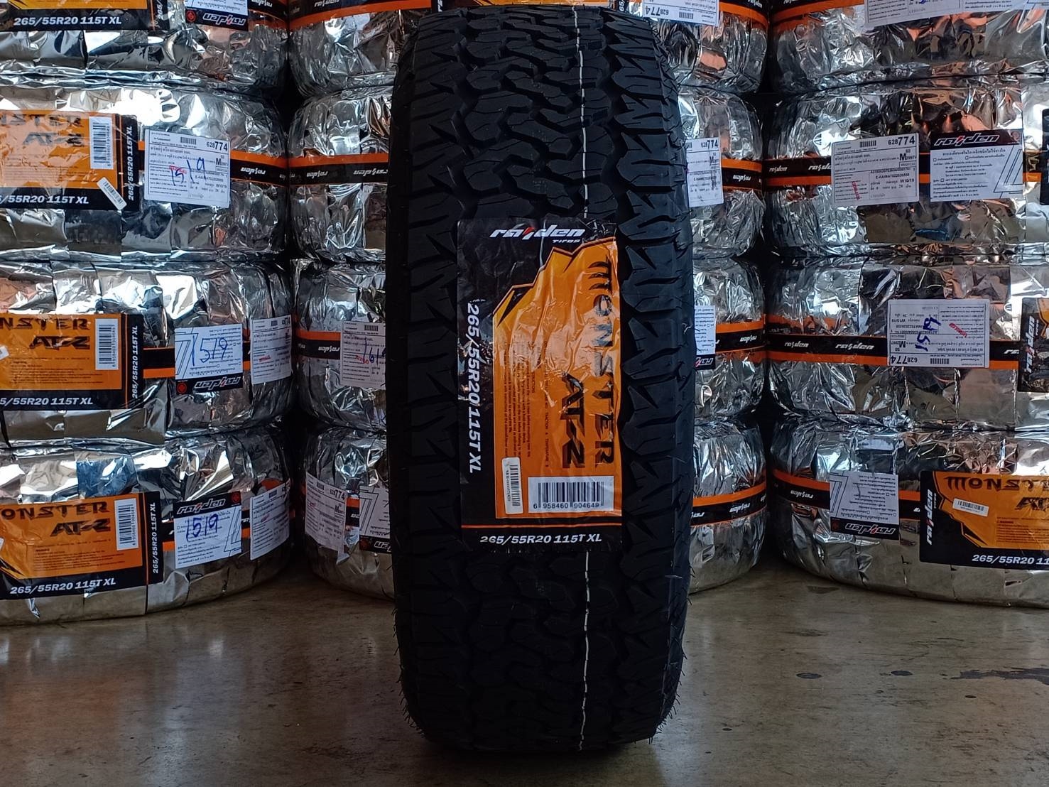 ยางเข้าใหม่ MONSTER AT2 265/55R20 115T (ปี19)