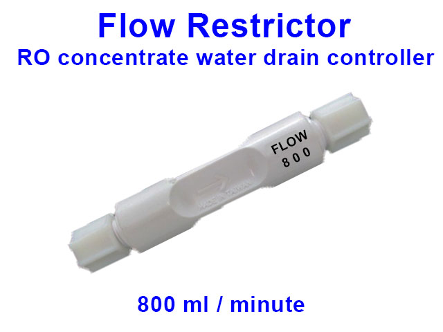 RO Flow Restrictor 800 J Flow จำกัดอัตราน้ำทิ้ง 800 ml/min