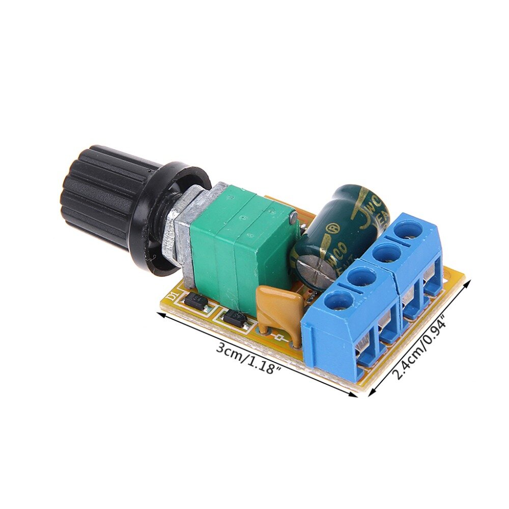 Mini DC 5A Motor PWM Speed Controller 3V-35V