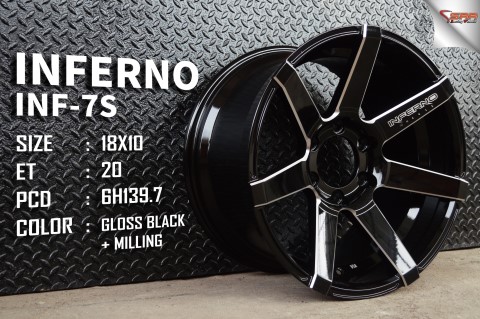 ล้อ INF-7S ขอบ18 พร้อมยางลดราคา