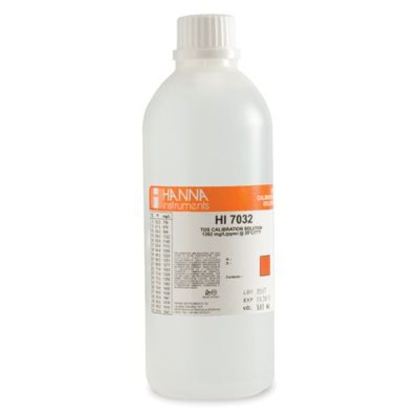 น้ำยา TDS HI7032L – 1382 mg/L (ppm) TDS @25°C – 500ml