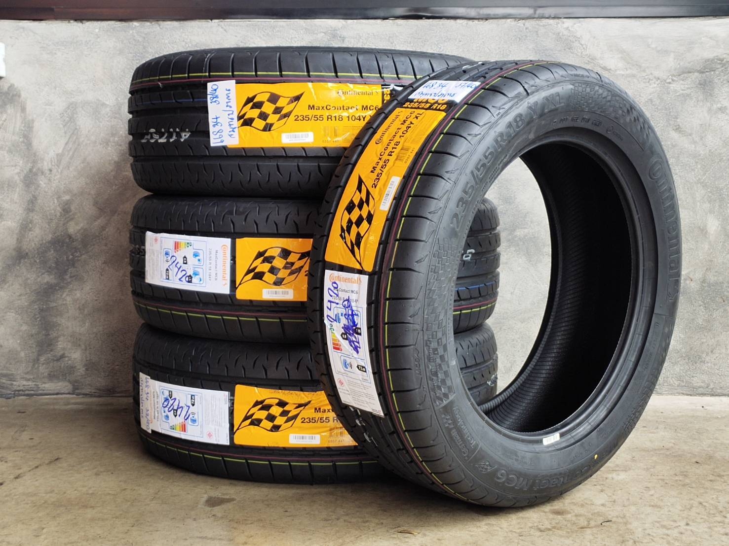 CONTINENTAL MAXCONTACT MC6 235/55R18 ปี20