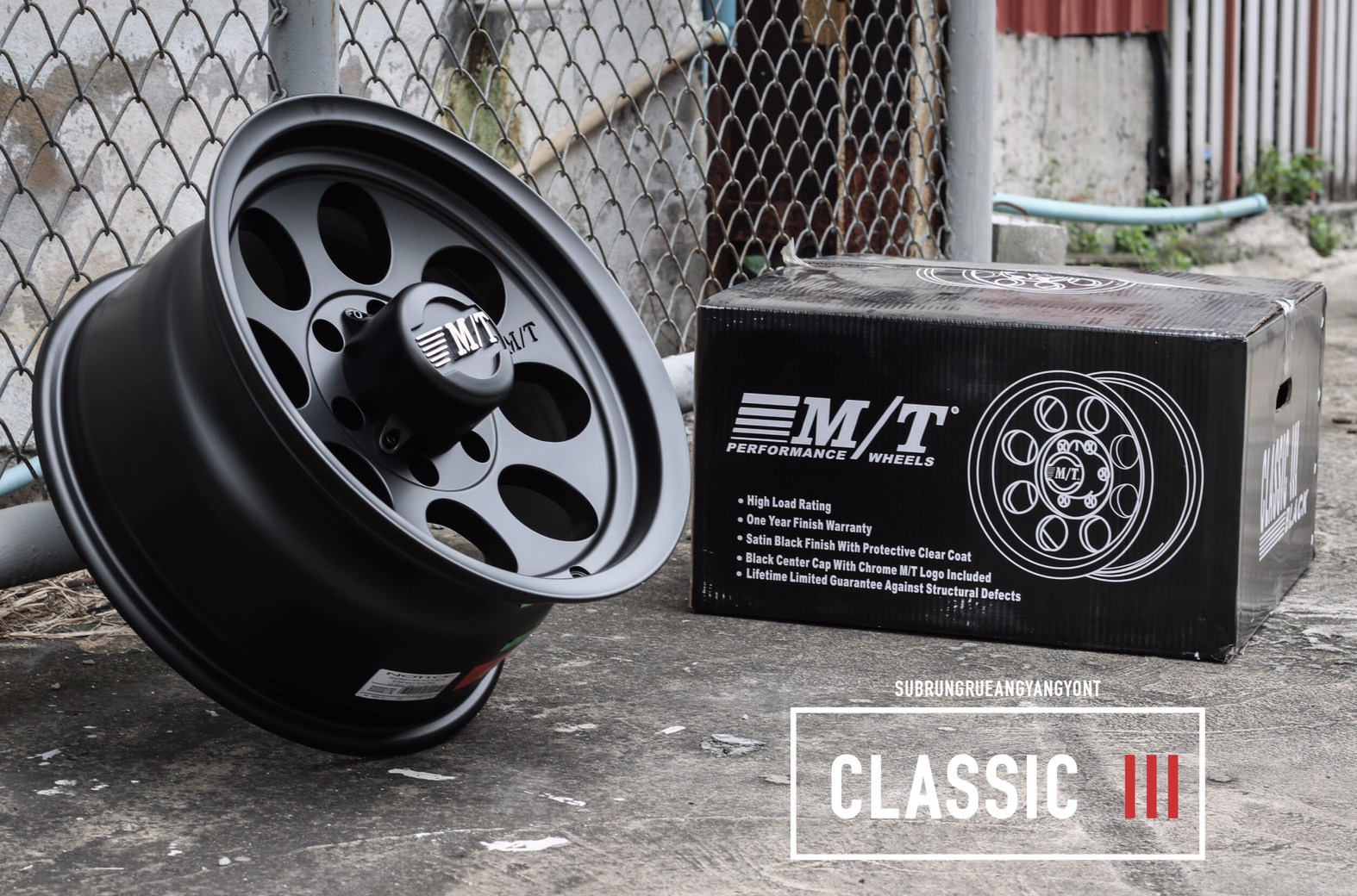 ล้อแท้ MICKEY THOMPSON CLASSIC III ขอบ16โครเมี่ยม