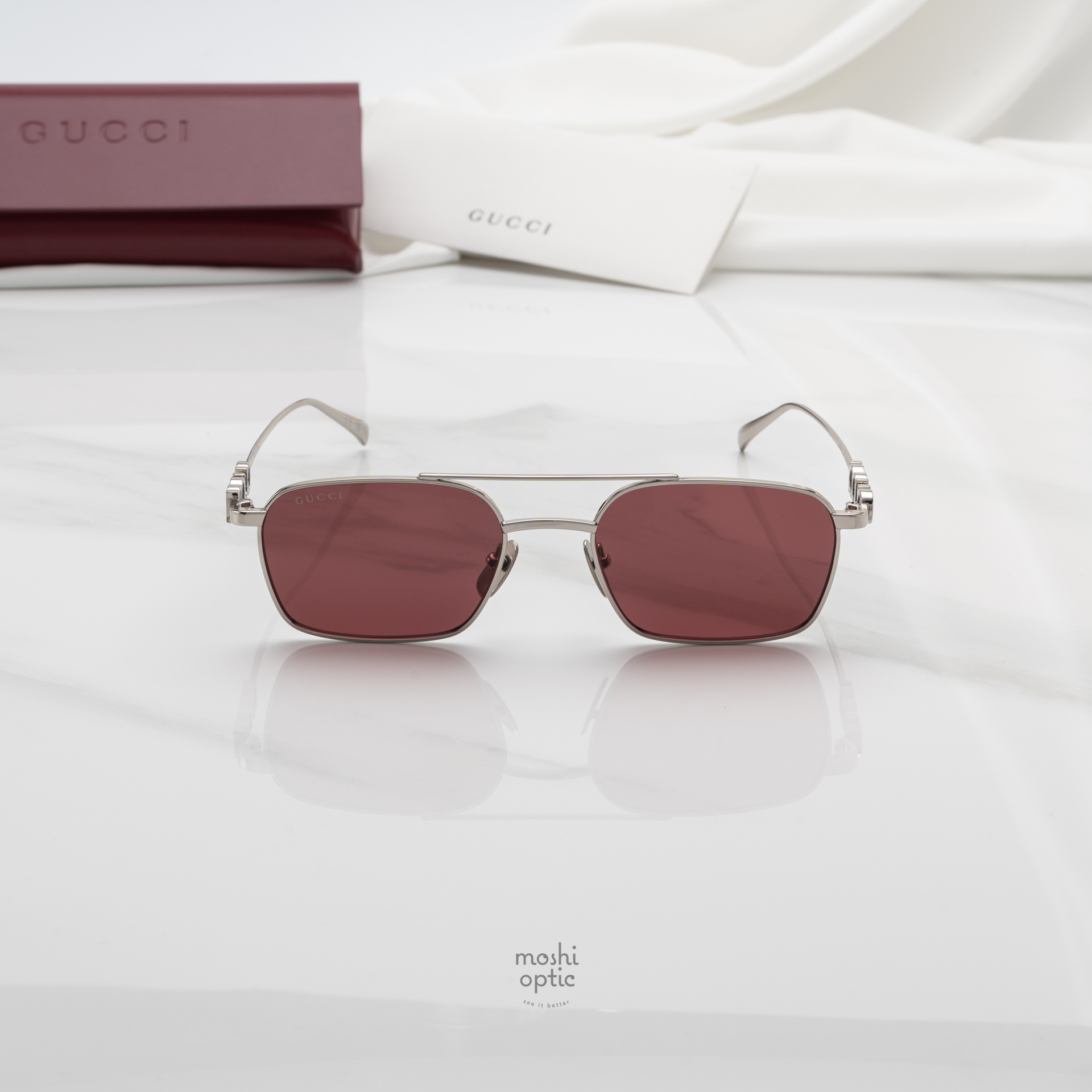 แว่นกันแดด Gucci GG1804S 004