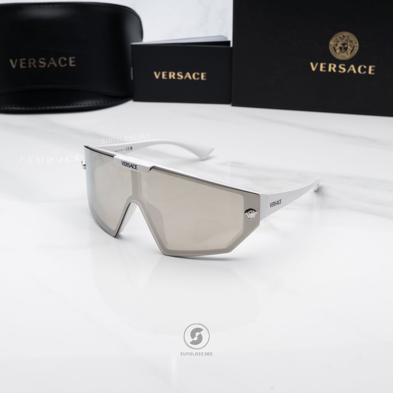 แว่นกันแดด Versace VE4461 314/87 White with 2 Lens