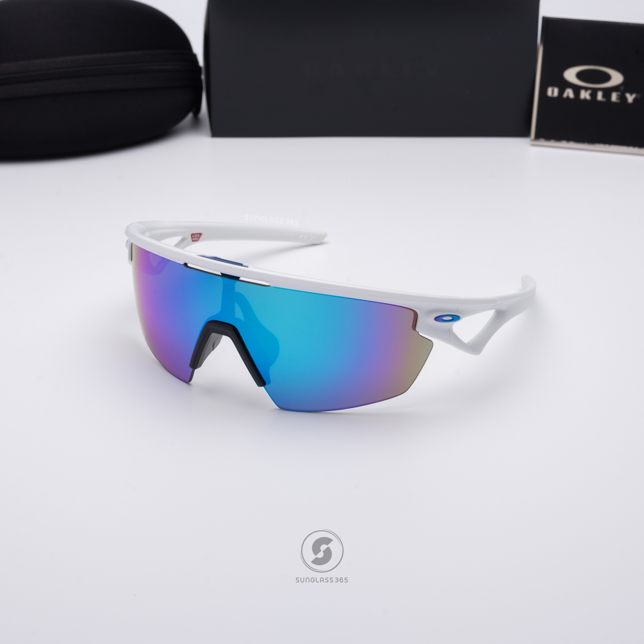 OAKLEY Sphaera OO9403-02 Matte White Prizm Sapphire Polarized