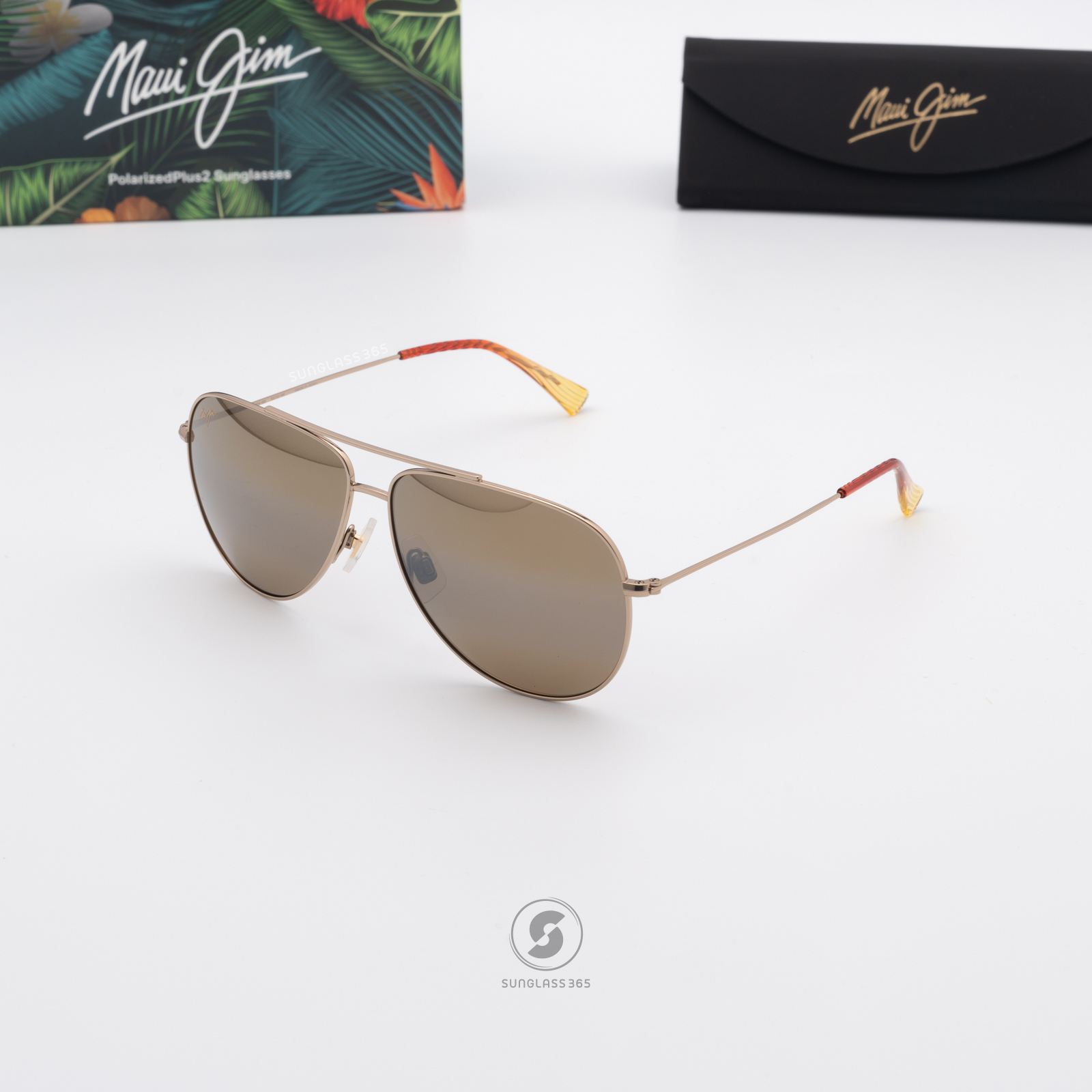 แว่นกันแดด Maui Jim Hauoli XL MJ H674 16B