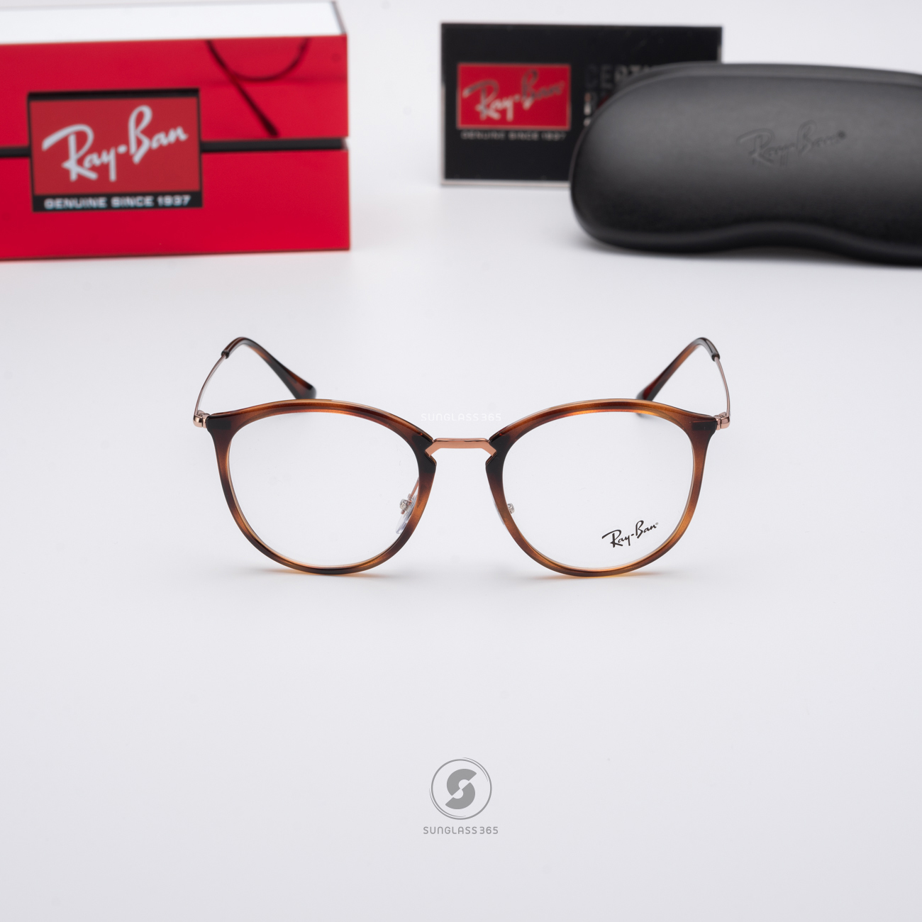 RayBan RX7140 5687 Striped Havana