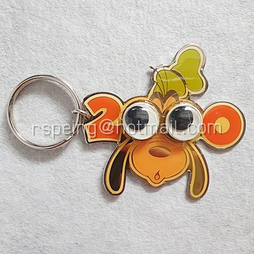 พวงกุญแจโลหะ Goofy 2000 (ไม่มีสปริงที่ตา)