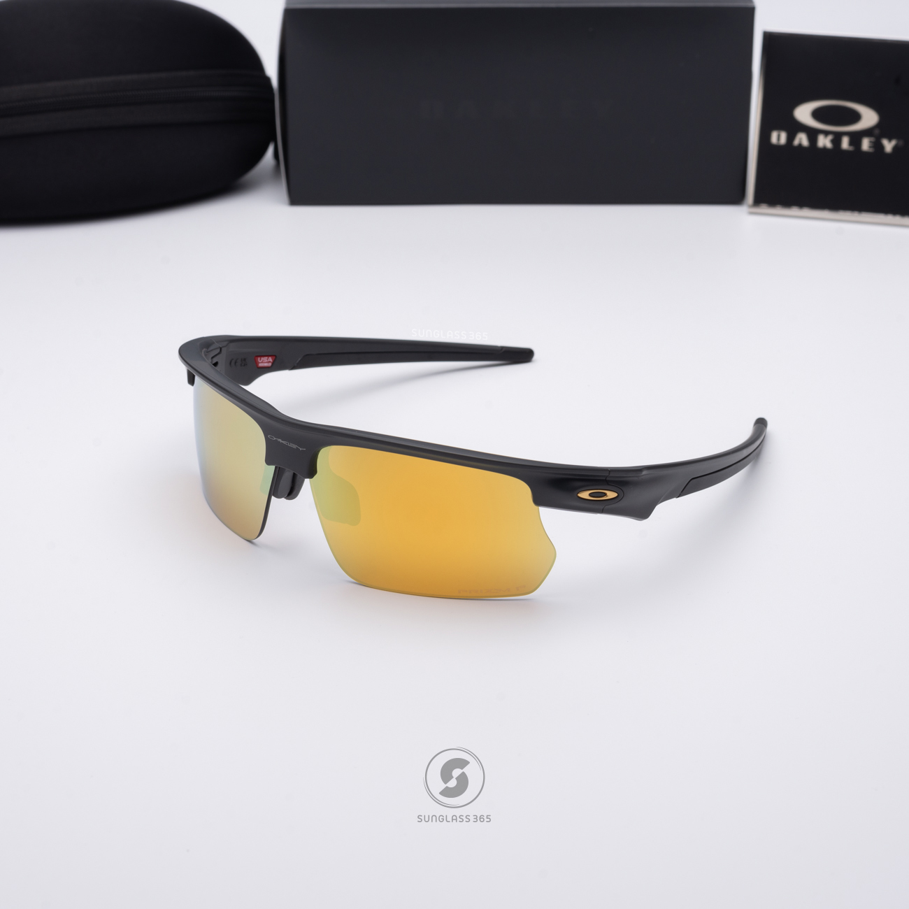 OAKLEY Bisphaera OO9400-12 Matte Carbon Prizm 24K Polarized