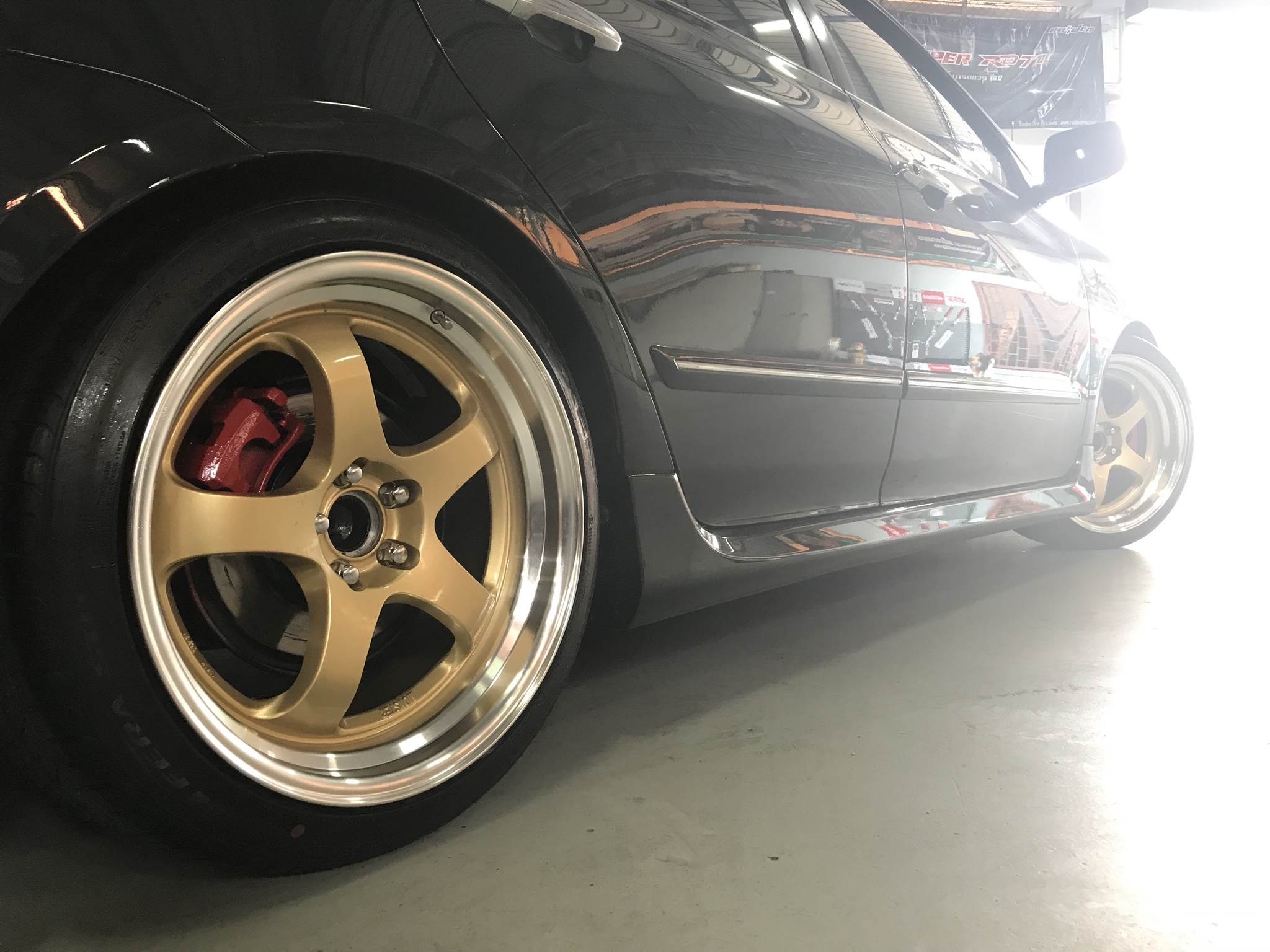 ล้อใหม่ W WORK S1 ชอบ18 5รู100 ใส่ ALLTIS