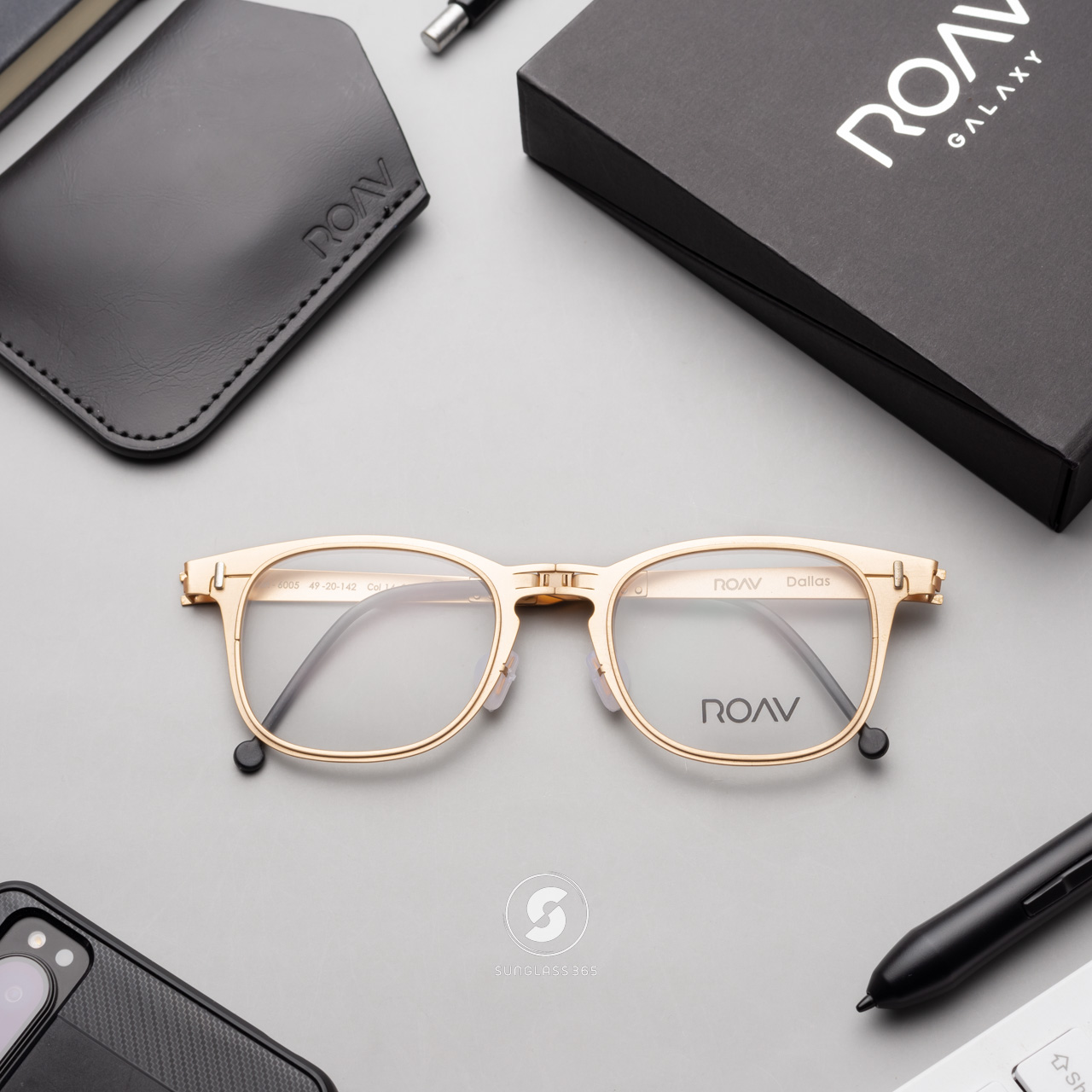 แว่นสายตา ROAV DALLAS 6005 Brush Gold