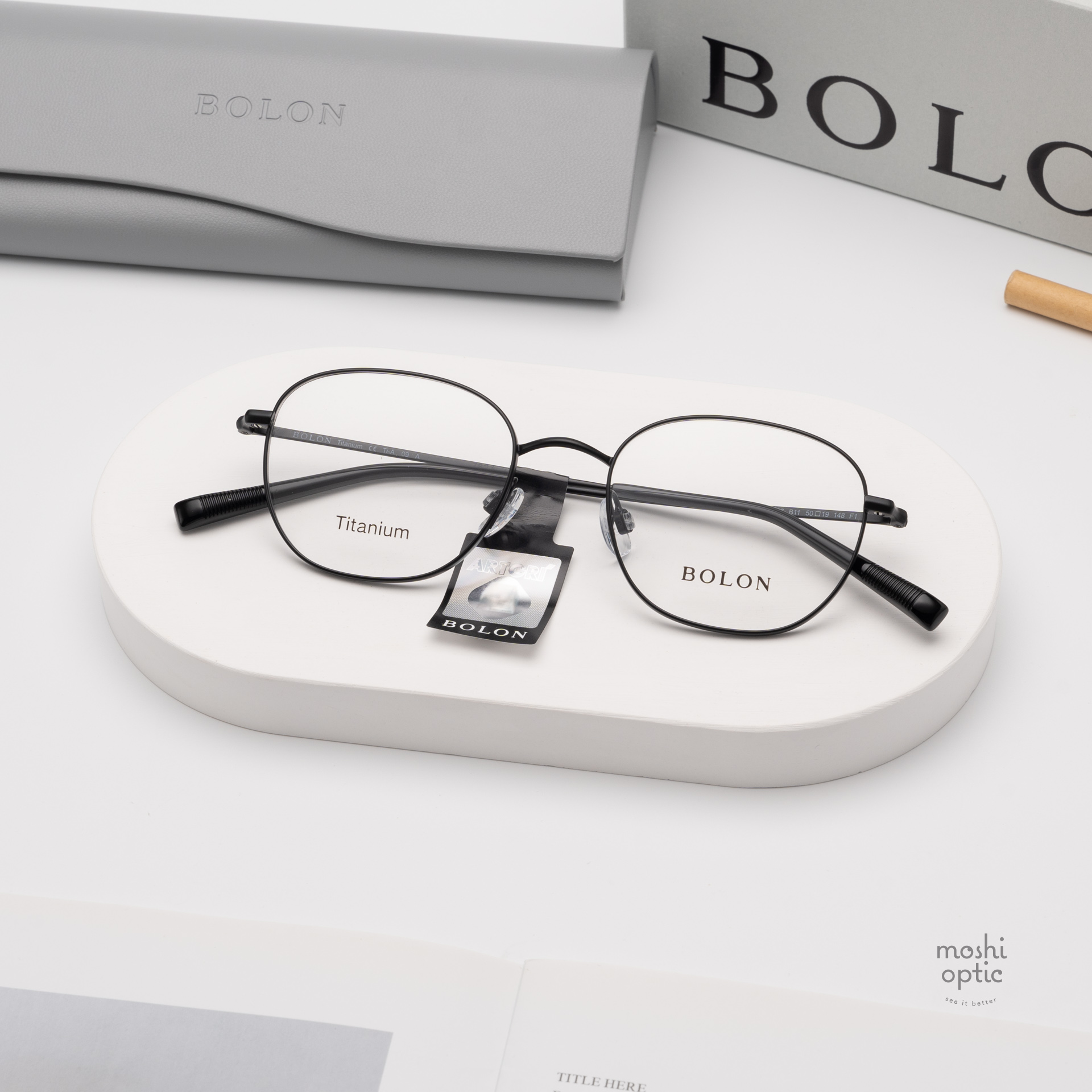 แว่นสายตา BOLON รุ่น BAMBERG BA7006 B11 Matte Black