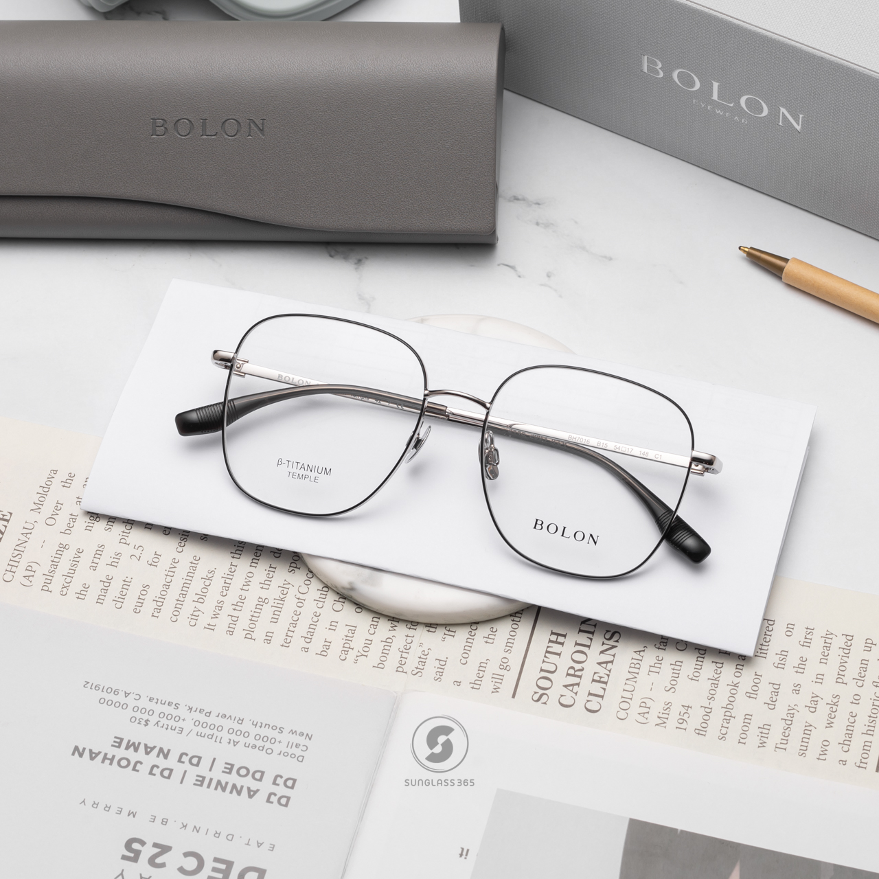 แว่นสายตา BOLON รุ่น BH7016 B15 Black / Silver