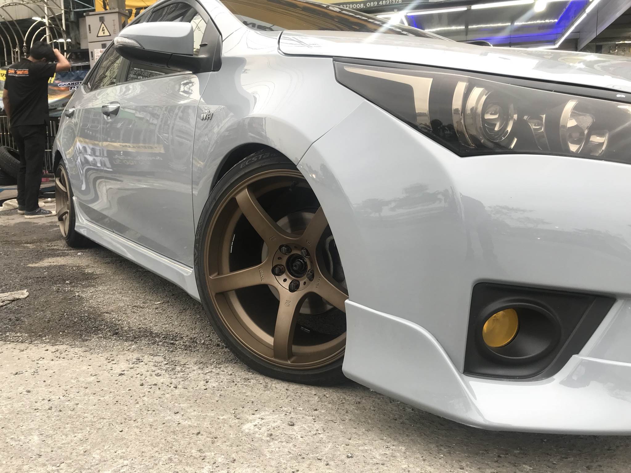 ล้อใหม่ PRODRIVE ขอบ18 5รู100 ใส่ ALLTIS ตรงรุ่น ชุด 9800 ปกติ 24000