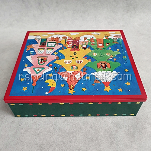 กล่องขนมลายต้นคริสต์มาสจากญี่ปุ่น