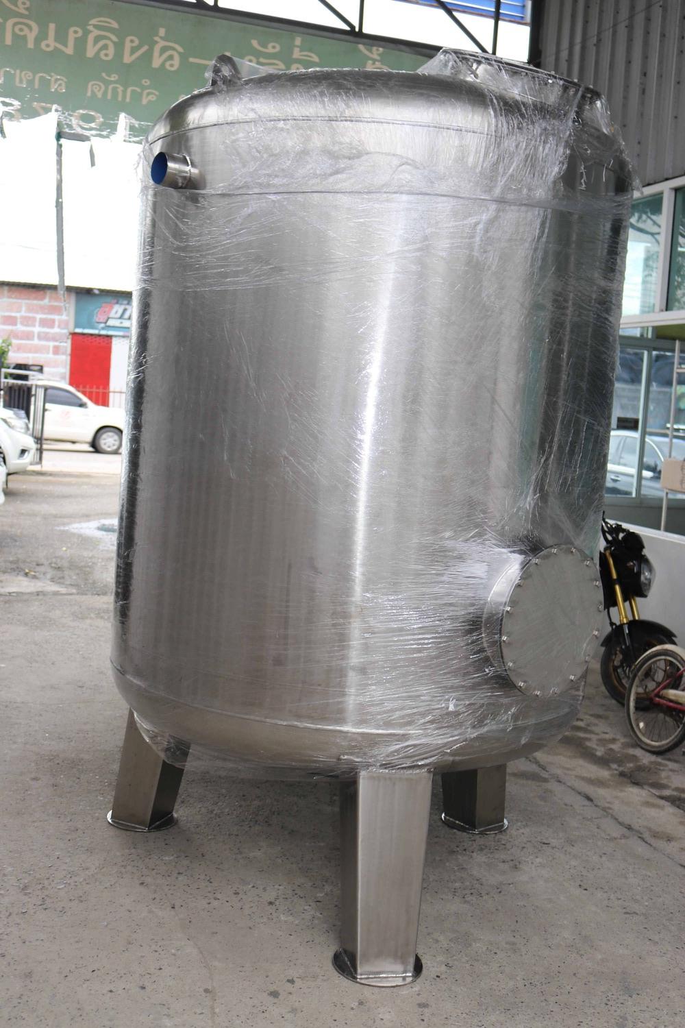 ถังกรองสแตนเลส32นิ้วสูง150หนา2mm