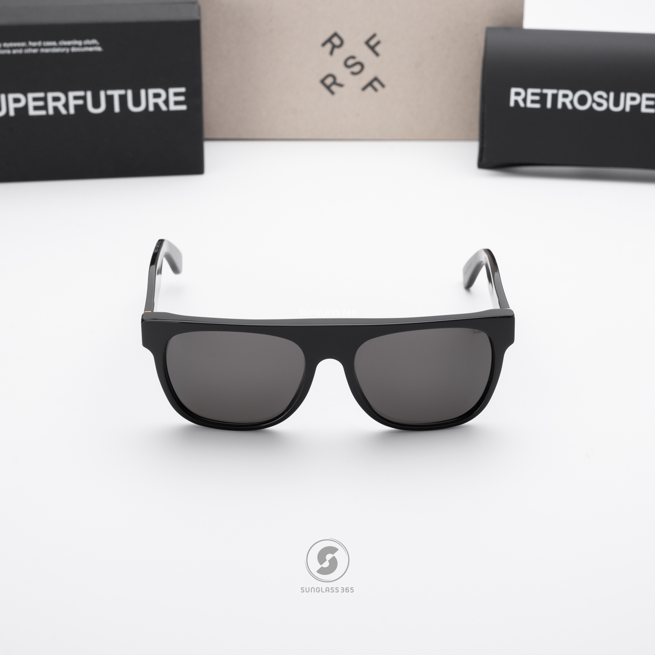 แว่นกันแดด SUPER SP 3WG RSF Icons Flat Top Black