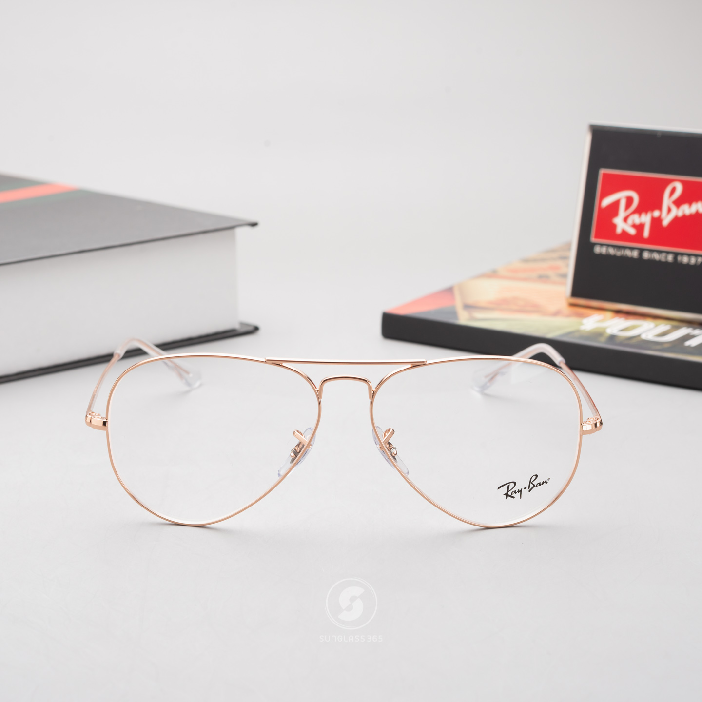 Ray-Ban RX6489 AVIATOR 3094 Rose Gold
