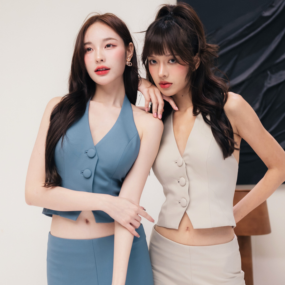Lism S-054 Power Muse Halter เสื้อกล้ามคล้องคอ