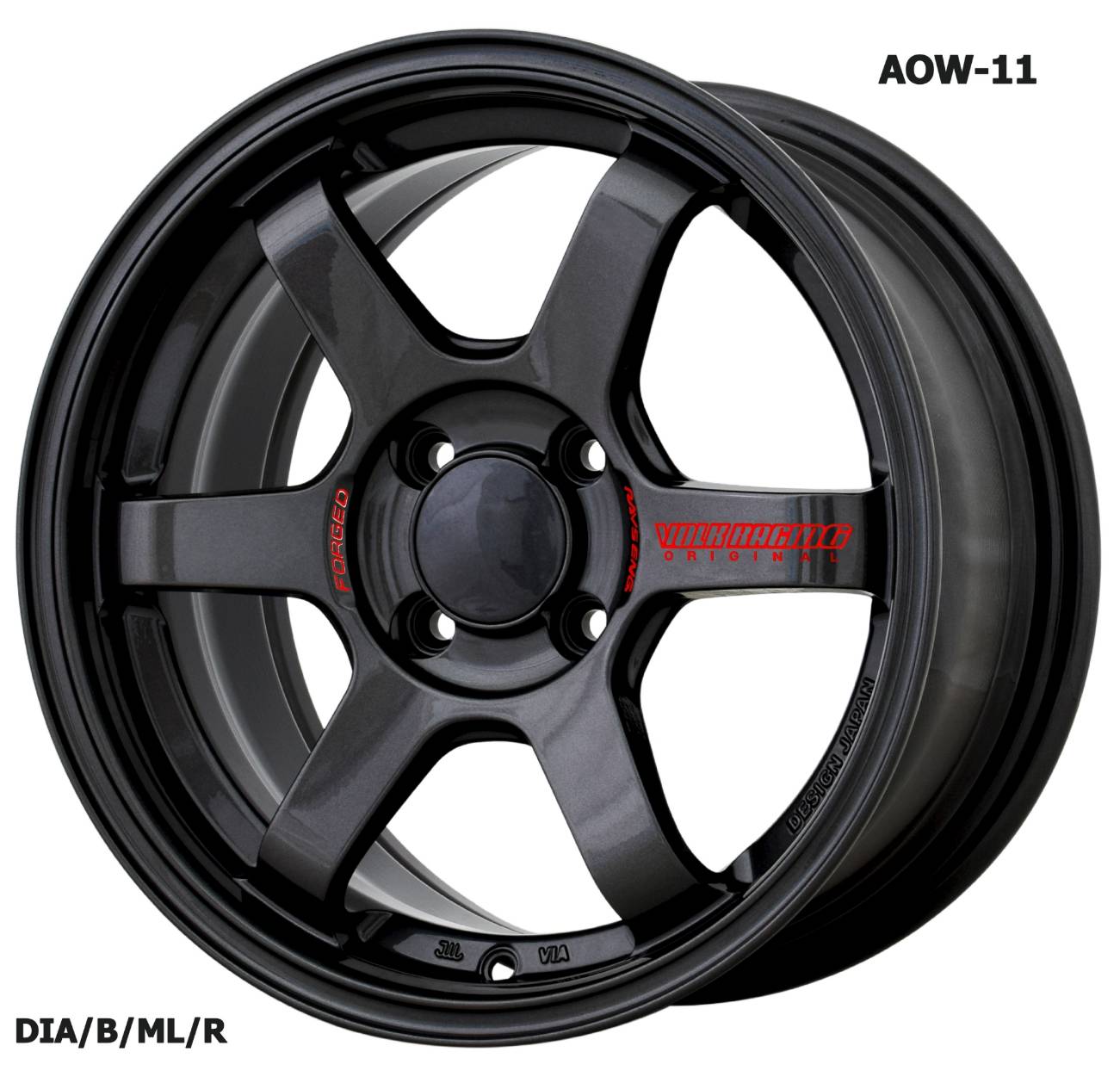 AOW11 TE37 FLOWFORMING ขอบ15 ก้านกลึงมาใหม่