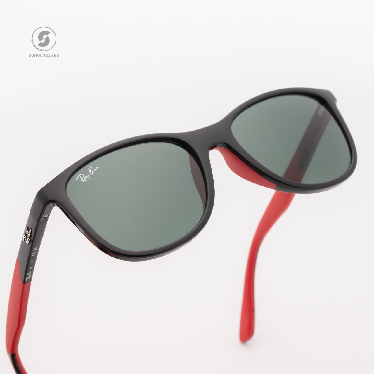 Ray Ban RJ9077SF 713171 Black on Red