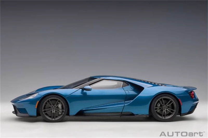 พรีออเดอร์ โมเดลรถ โมเดลรถยนต์ Autoart Ford GT 2015 น้ำเงิน 3
