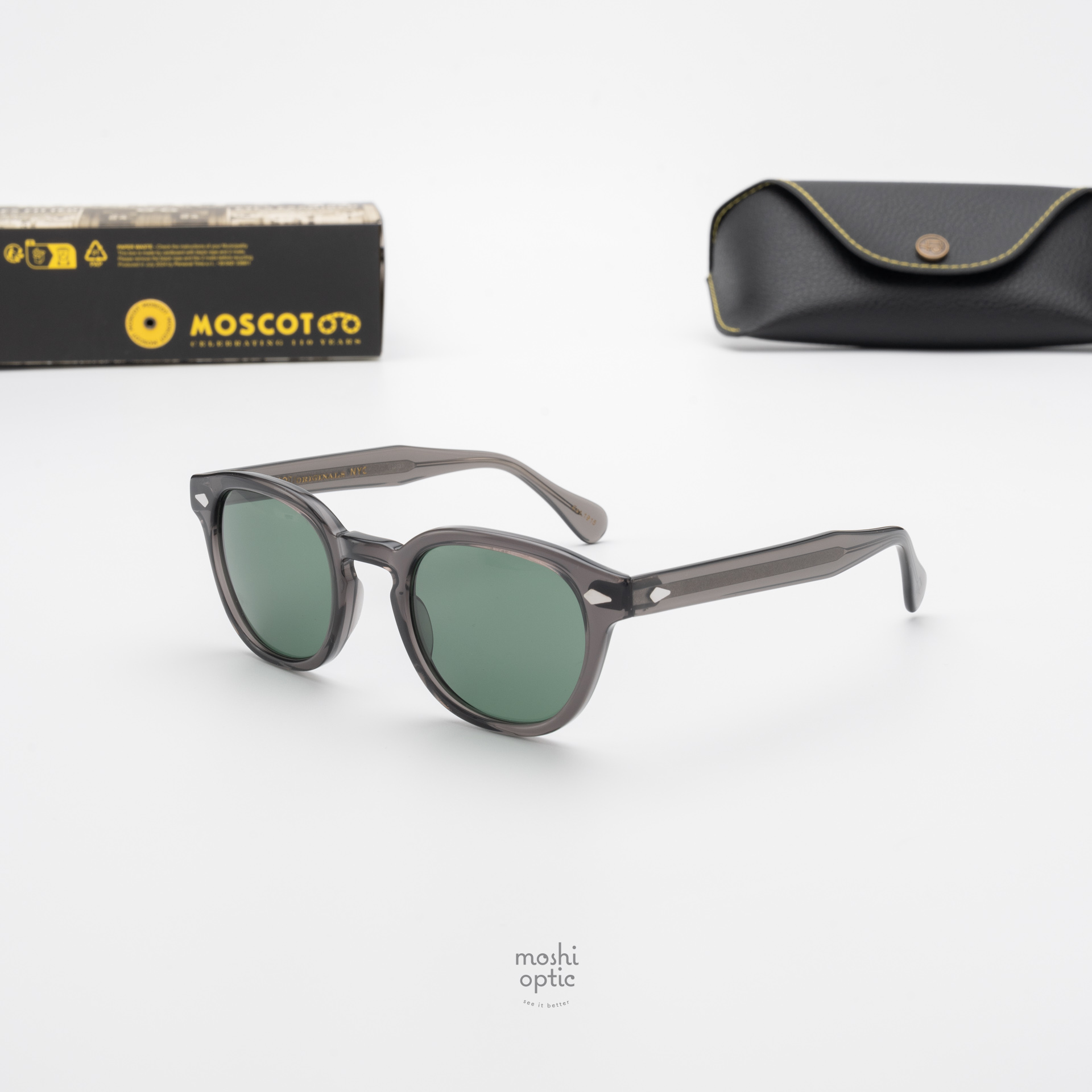 แว่นกันแดด Moscot Sun Lemtosh Grey G-15