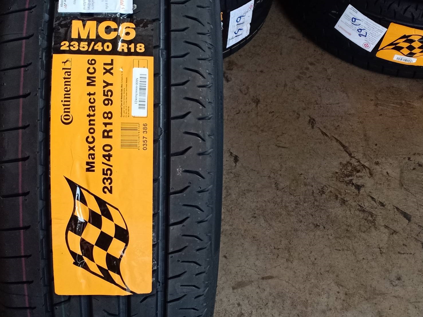 CONTINENTAL MC6 235/40-18 ปี19 มาใหม่ ราคาถูกกว่าเดิม
