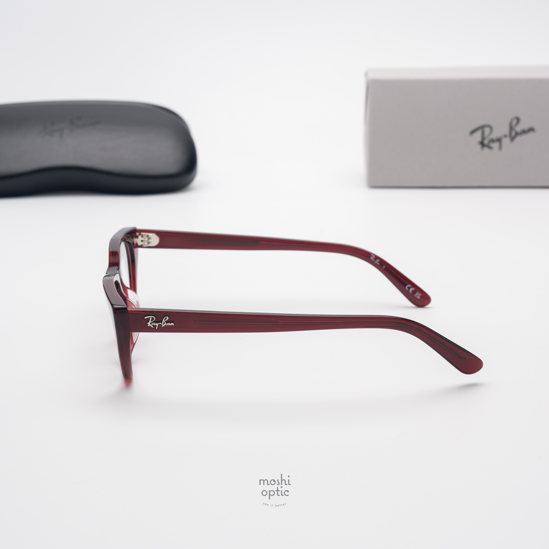 Ray-Ban RX5449D 8464 Transparent Bordeaux