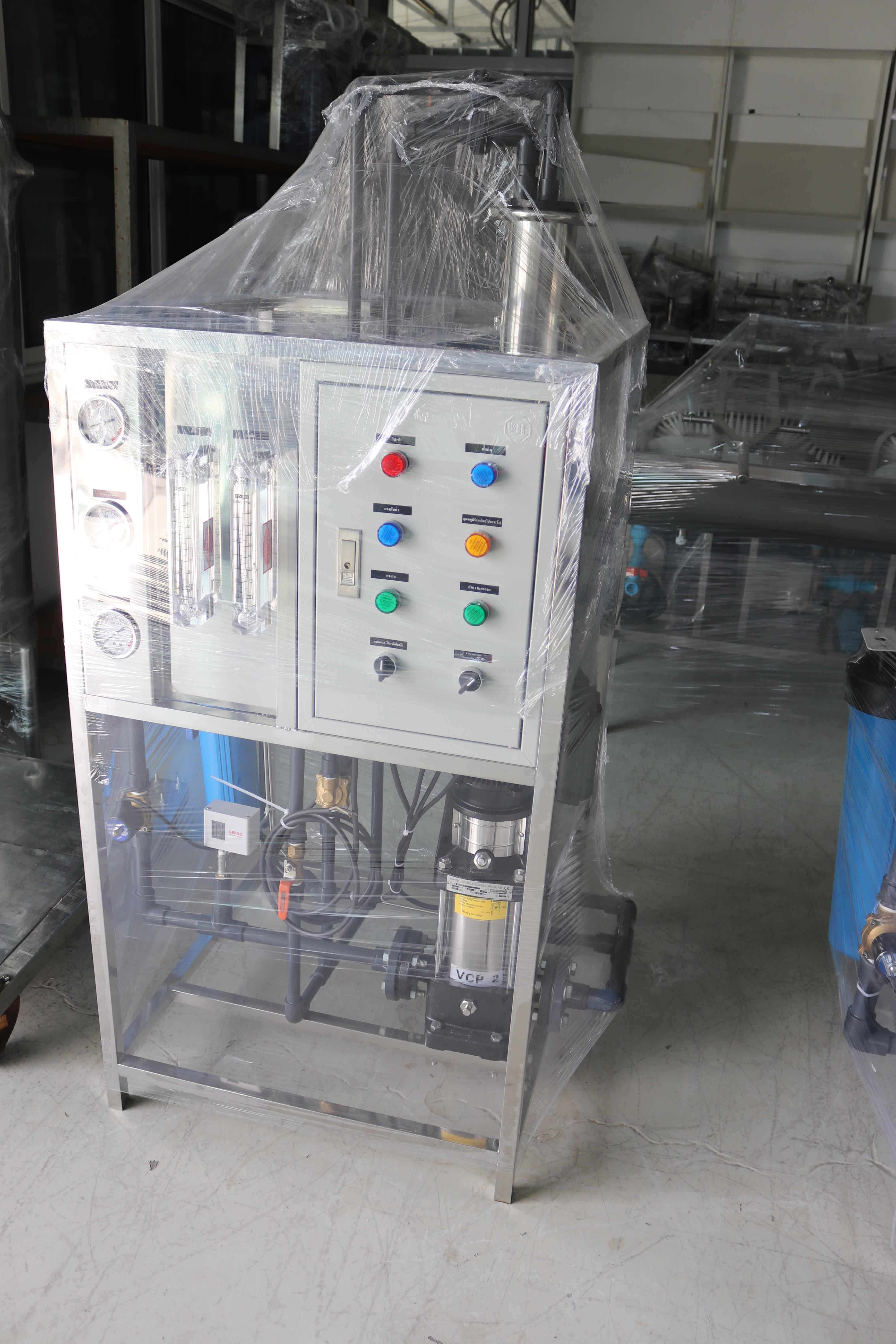 เครื่องกรองน้ำระบบ RO อุตสาหกรรม กำลังการผลิต 12,000 ลิตร/วัน