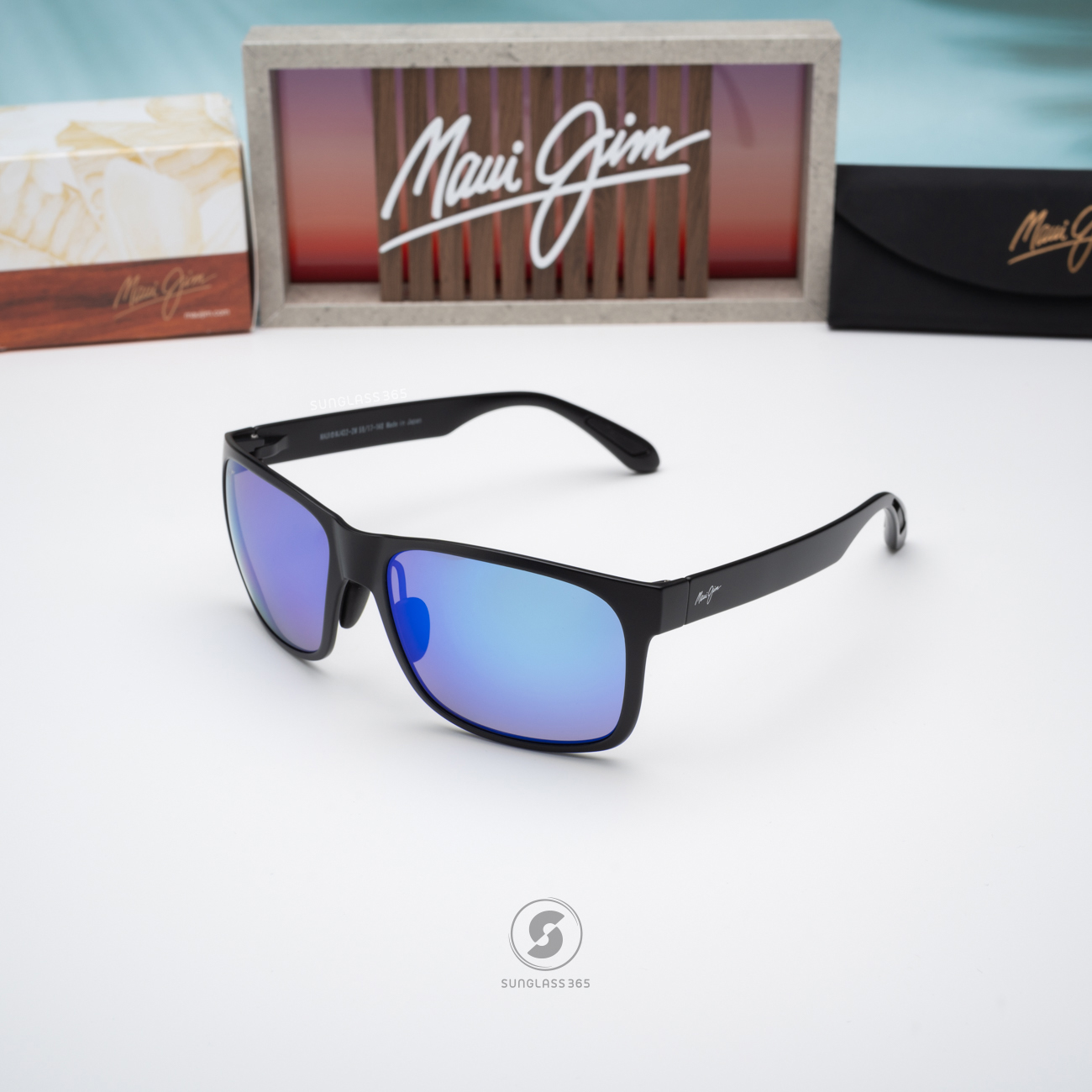 แว่นกันแดด Maui Jim RED SANDS MJ B432 2M Blue Hawaii