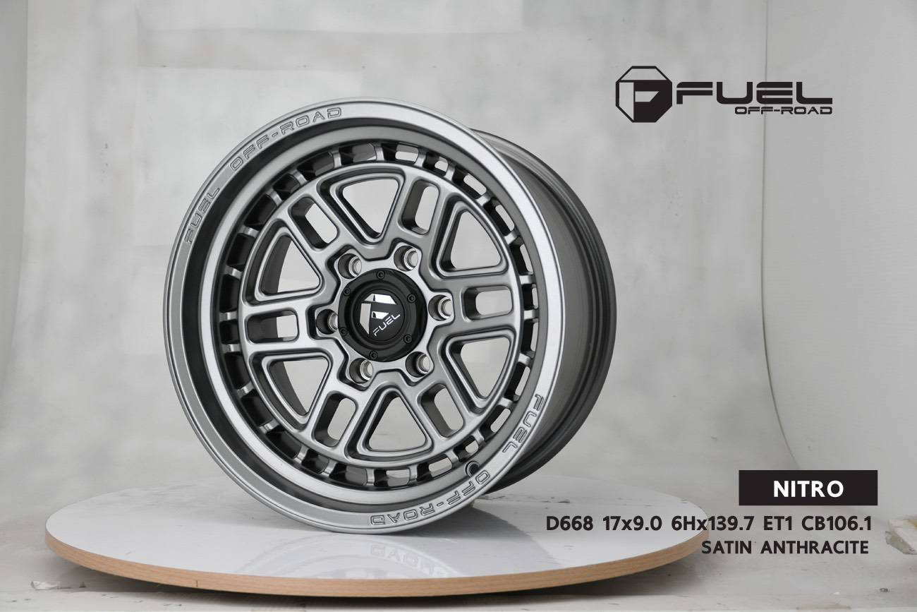 ล้อแม็ก USA. แท้ FUEL NITRO D668 17x9 6x139.7 ET+1 ราคาพิเศษ