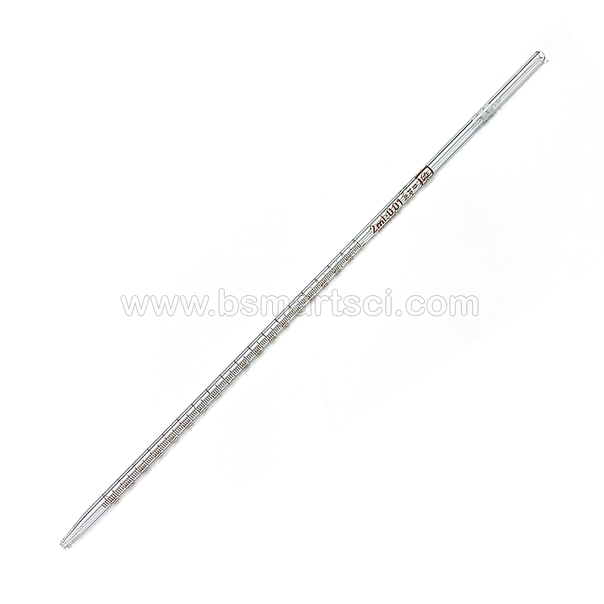 ปิเปตแก้ว Measuring Pipette 2ml