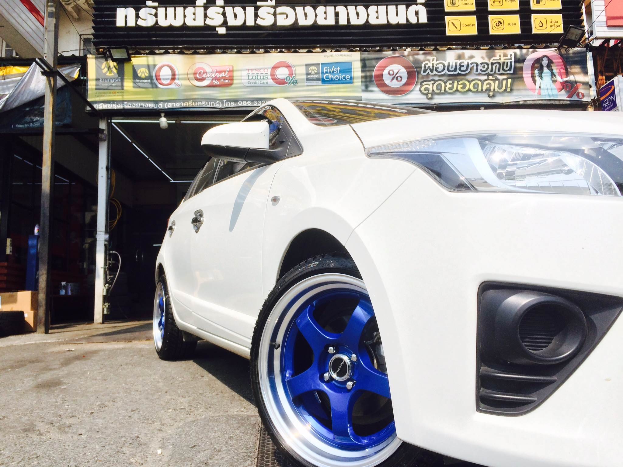 W WORK S1 ชอบ17 สีน้ำเงิน