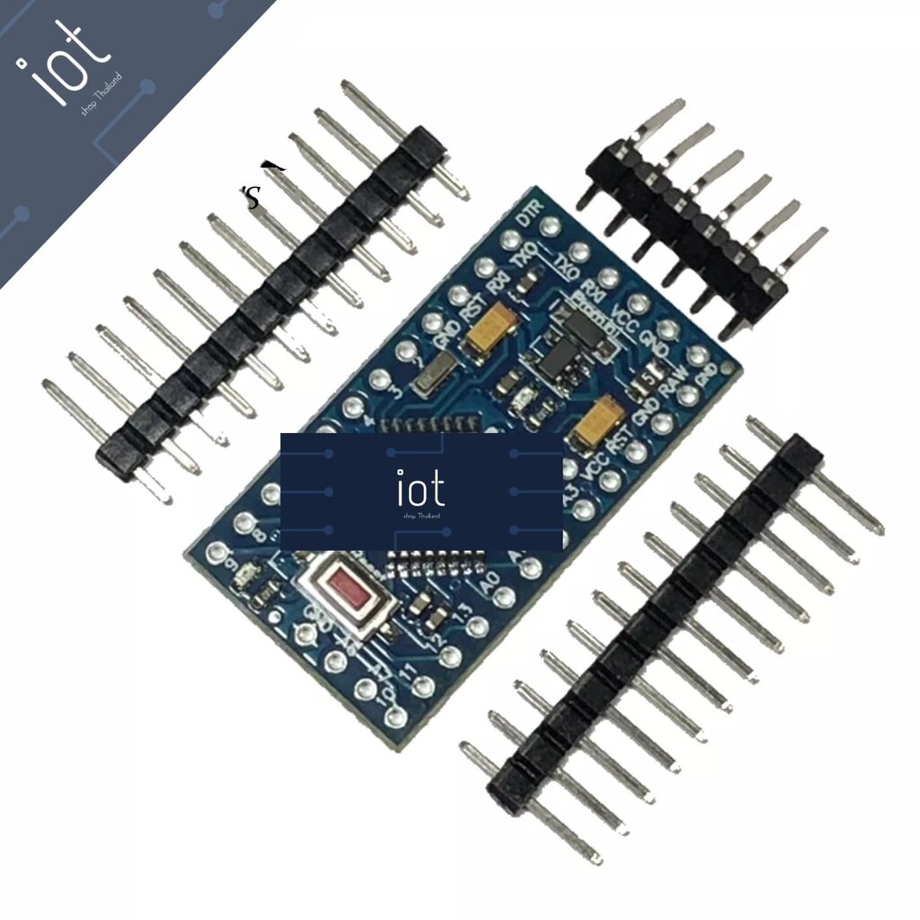 บอร์ด Pro Mini 328 - 3.3V/8MHz ฟรี Pin Header