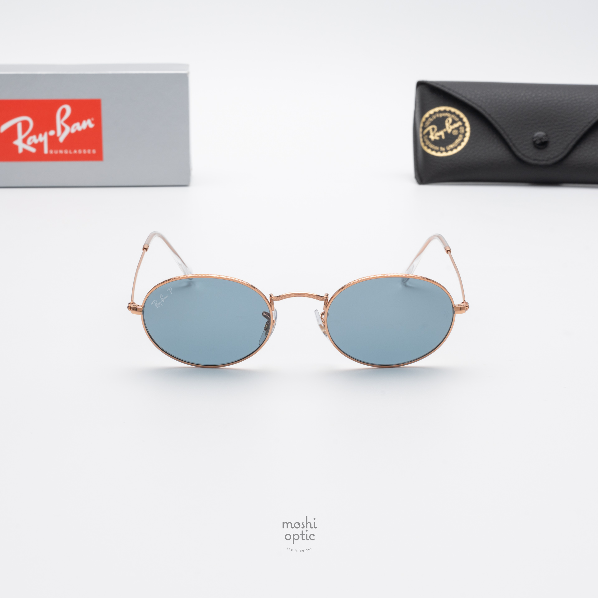 RayBan RB3547 Oval 9202S2 Gold