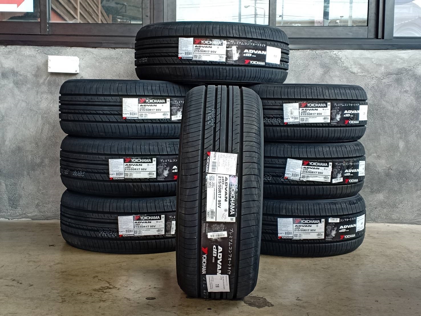 YOKOHAMA V552 215/50-17 ปี19 ซื้อ4เส้น รับส่วนลด1000 บาท