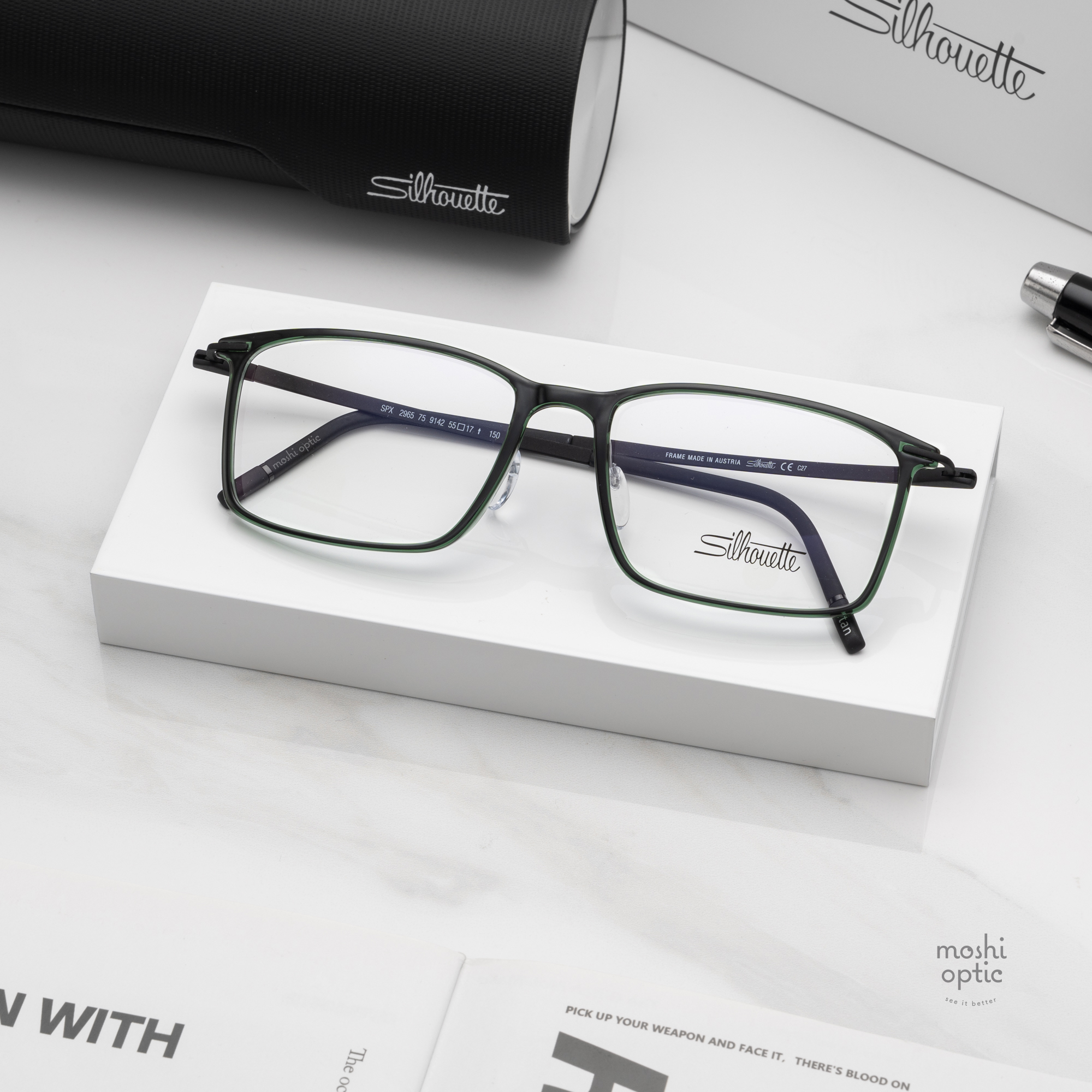กรอบแว่น Silhouette Rising Dawn SPX2965 9142