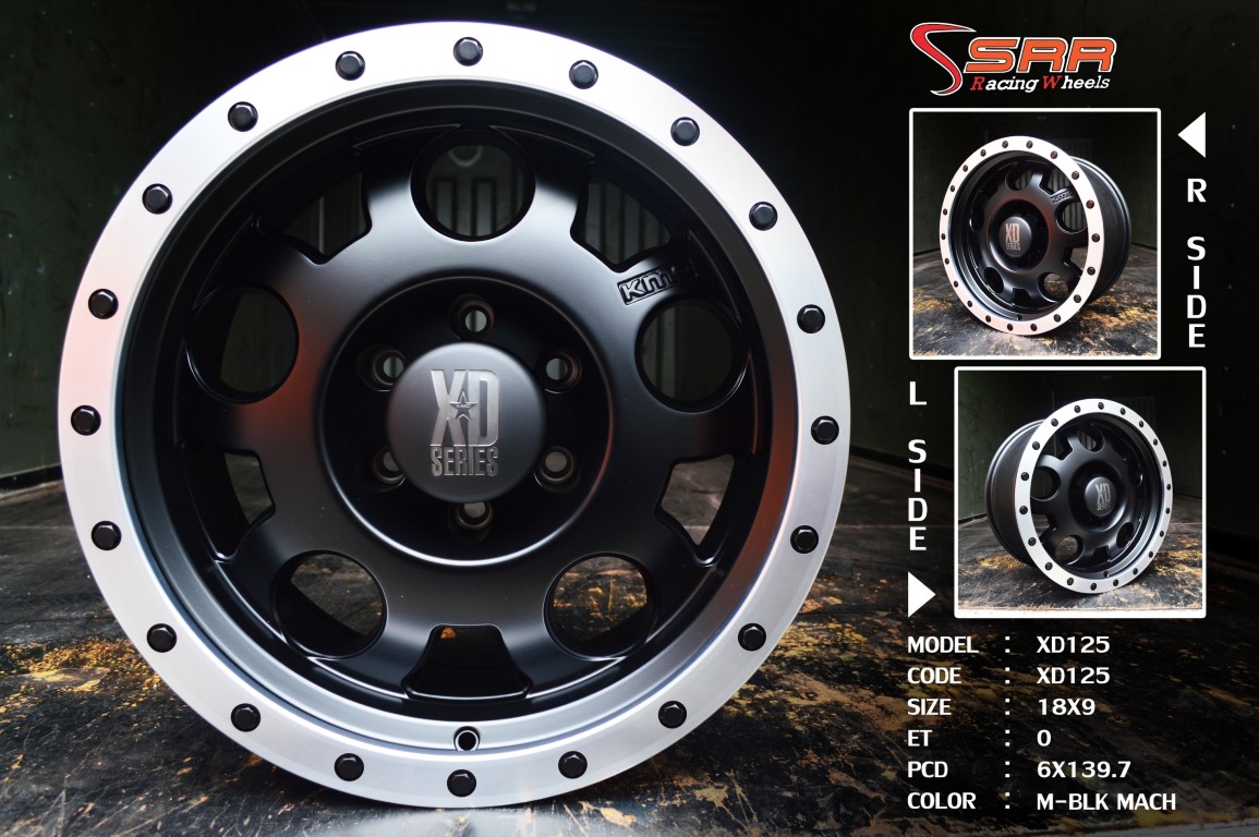 XD125 18X9.0 6/139.7 ET+0 วงละ 9000 บาท พิเศษ