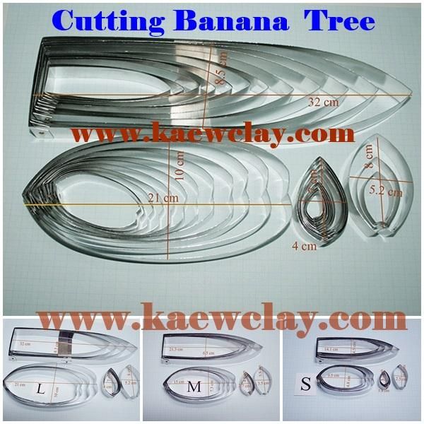 พิมพ์ตัดใบกล้วย(Aluminum mold cutter banana leaves. )