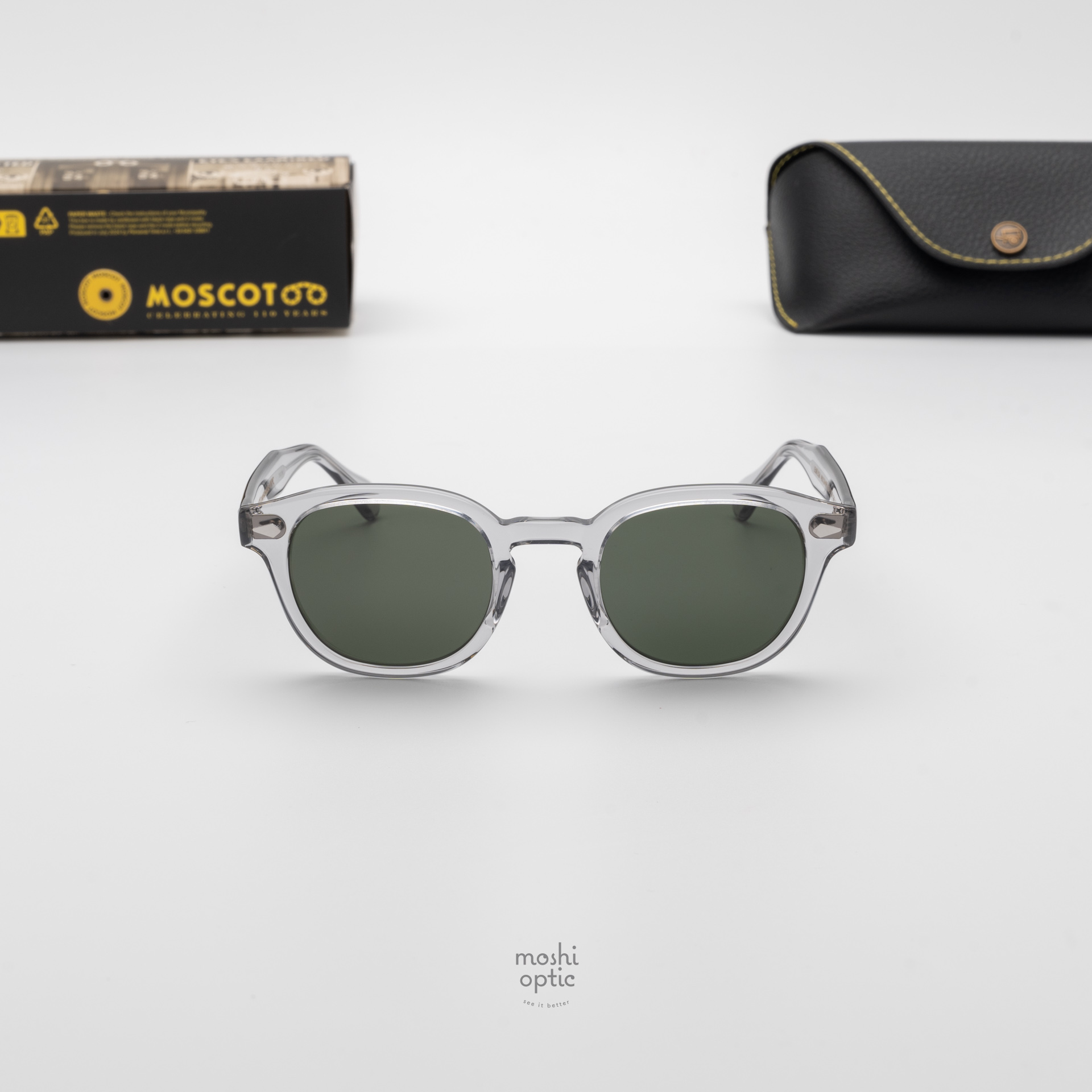 แว่นกันแดด Moscot Sun Lemtosh Light Grey G-15