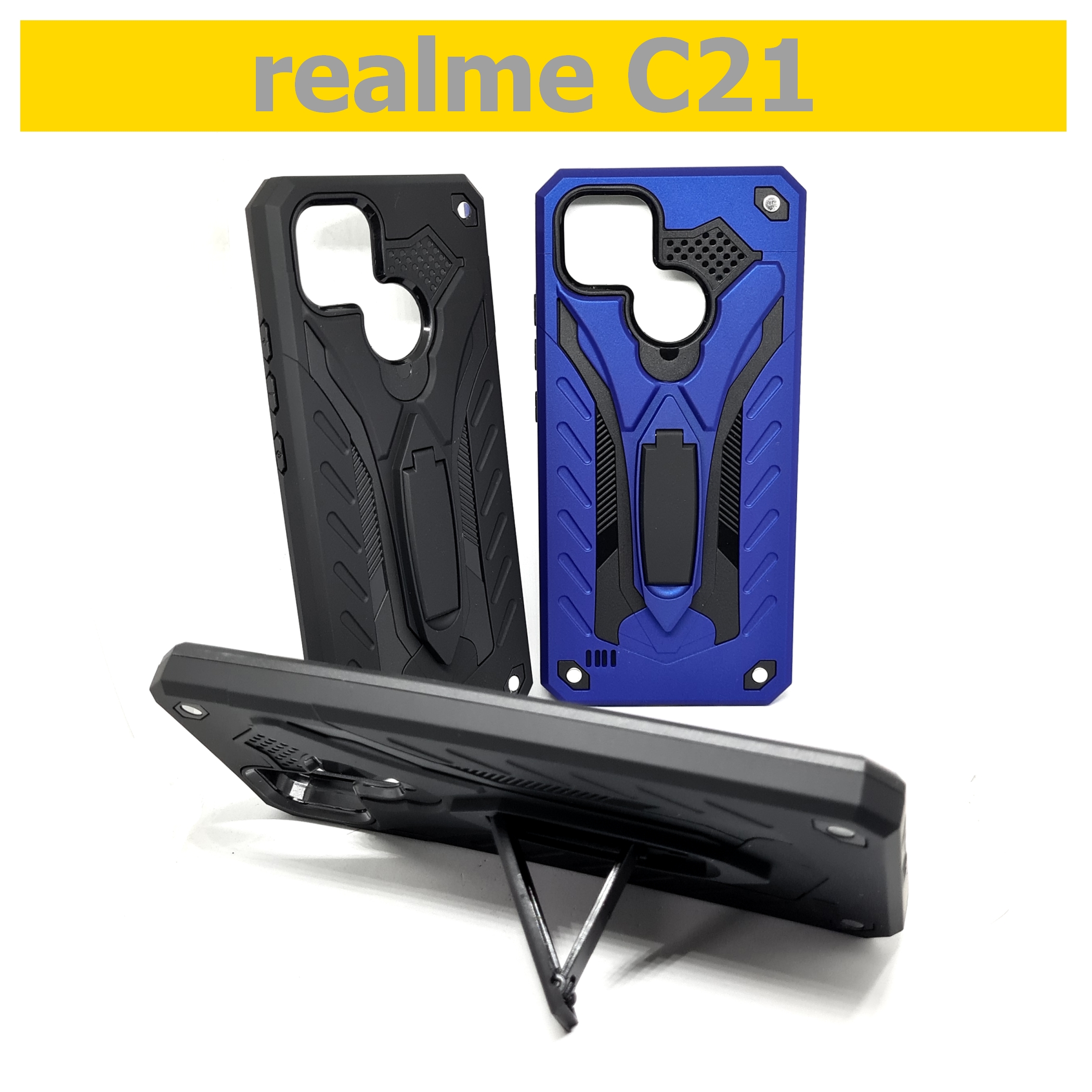 เคสหุ่นยนต์เรียวมี realme C21 กันกระแทก ตั้งได้